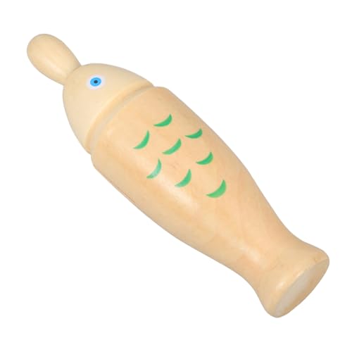 ERINGOGO Holzblock Rhythmusinstrument für Handgerechte Glatte Oberfläche Kindgerechtes Percussion Feinmotorik und Musikalischen Früherziehung Geeignet für Drinnen und Draußen von ERINGOGO