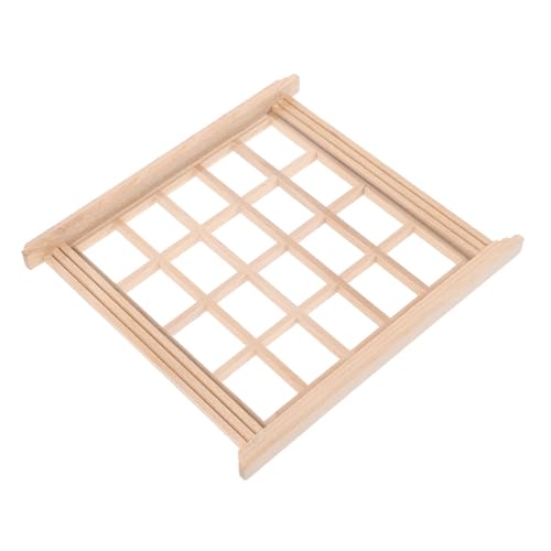 ERINGOGO Holzfenstermodell winzig Puppenhauszubehör Mini-Fensterrahmen Puppenhaus-Miniaturen Mini-Puppenhausfenster puppenstubenmöbel Dollhouse Furniture kleines Hausgerät Miniatur-Dinge von ERINGOGO