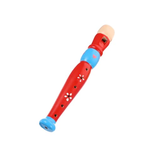 ERINGOGO Holzflöte Musikinstrument Lernflöte für Jungen Mädchen Anfänger Pädagogisches Blasinstrument Holzblockflöte für Musikalische Früherziehung von ERINGOGO