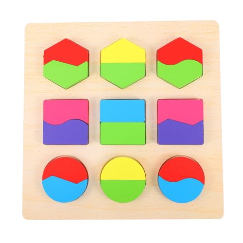 ERINGOGO Holzformpuzzle für Kleinkinder Ab Jahr Pädagogisches Lernspielzeug mit Großen Geometrischen Formen Fördert Problemlösung Farberkennung und Hand Auge koordination für Drinnen und ERINGOGO Holzformpuzzle für Kleinkinder Ab Jahr Pädagogisches Lernspielzeug mit Großen Geometrischen Formen Fördert Problemlösung Farberkennung und Hand Auge koordination für Drinnen und von ERINGOGO