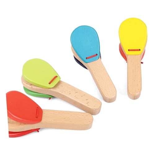 ERINGOGO Holzklatscher Mit Langem Griff Für Farbenfrohes Musikspielzeug Motorischen Fähigkeiten Für Musikalische Frühförderung Und Kreatives Blau ERINGOGO Holzklatscher Mit Langem Griff Für Farbenfrohes Musikspielzeug Motorischen Fähigkeiten Für Musikalische Frühförderung Und Kreatives Blau von ERINGOGO