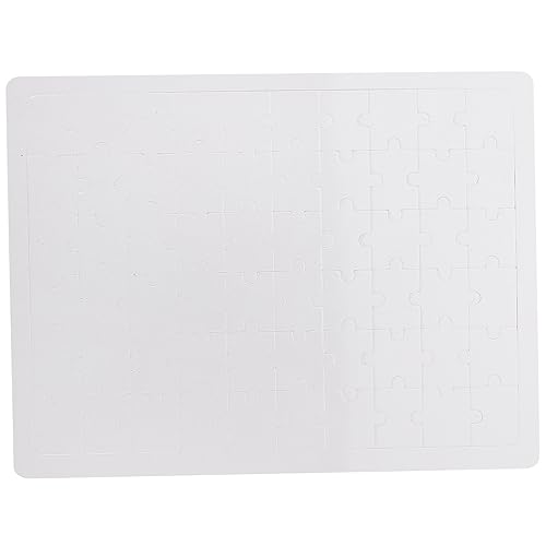 ERINGOGO Holzpuzzle Blanko zum Selbstgestalten Thermotransfer Puzzle DIY für Sichere Langlebige Weiße Puzzleplatte mit Glänzender Oberfläche für Personalisierte Fotos und Bastelprojekte ERINGOGO Holzpuzzle Blanko zum Selbstgestalten Thermotransfer Puzzle DIY für Sichere Langlebige Weiße Puzzleplatte mit Glänzender Oberfläche für Personalisierte Fotos und Bastelprojekte von ERINGOGO