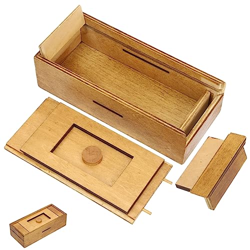 ERINGOGO Holzpuzzle Box für Kognitive mit Verstecktem für Kreatives und Gehirntraining aus Hochwertigem Holz Gefertigt Sicher und Langlebig ERINGOGO Holzpuzzle Box für Kognitive mit Verstecktem für Kreatives und Gehirntraining aus Hochwertigem Holz Gefertigt Sicher und Langlebig von ERINGOGO
