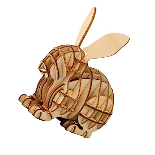 ERINGOGO Holzpuzzle Kaninchen Puzzle aus Hochwertigem Holz Kinderfreundlich Fördert Hand Augen Koordination für Jungen und Kreatives Lernspielzeug ERINGOGO Holzpuzzle Kaninchen Puzzle aus Hochwertigem Holz Kinderfreundlich Fördert Hand Augen Koordination für Jungen und Kreatives Lernspielzeug von ERINGOGO
