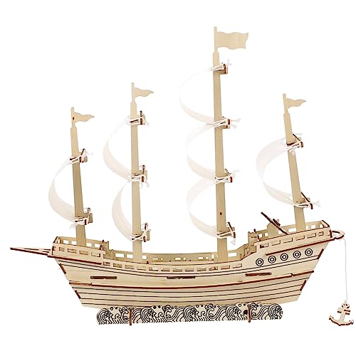 ERINGOGO Holzpuzzle Segelboot Bausatz Realistisches DIY Segelschiff Modellspielzeug für Erwachsene und Handwerkliches Hobby Holzbausatz mit Glatter Oberfläche Fördert Geduld und ERINGOGO Holzpuzzle Segelboot Bausatz Realistisches DIY Segelschiff Modellspielzeug für Erwachsene und Handwerkliches Hobby Holzbausatz mit Glatter Oberfläche Fördert Geduld und von ERINGOGO