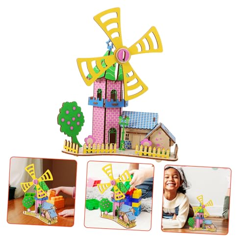 ERINGOGO Holzpuzzle Windmühle Haus DIY Bausatz Stabiles Holzmodell mit Filigraner Verarbeitung Kreatives Puzzle für Erwachsene und Langlebiges Holzhaus Modellbau ERINGOGO Holzpuzzle Windmühle Haus DIY Bausatz Stabiles Holzmodell mit Filigraner Verarbeitung Kreatives Puzzle für Erwachsene und Langlebiges Holzhaus Modellbau von ERINGOGO
