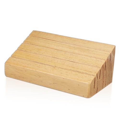ERINGOGO Ergonomischer Holzständer Für Spielkartenhalter rutschfeste Pads Für Kartenspieleabende von ERINGOGO