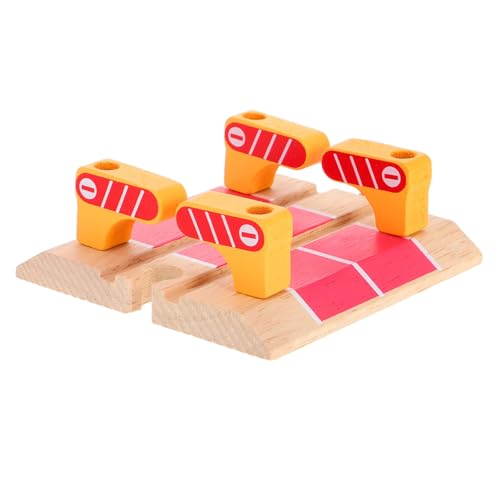 ERINGOGO Holzspielzeug Bahnübergang Zubehör Rote Bahnsteig Station Gleisplattform Kreatives Konstruktionsspiel für Kompatibel mit Holzeisenbahn Lernspielzeug für Jungen und Mädchen ERINGOGO Holzspielzeug Bahnübergang Zubehör Rote Bahnsteig Station Gleisplattform Kreatives Konstruktionsspiel für Kompatibel mit Holzeisenbahn Lernspielzeug für Jungen und Mädchen von ERINGOGO