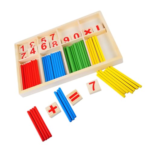 ERINGOGO Holzspielzeug Für Mathematisches Lernspielzeug Mit Zählstäben Pädagogisches Für Vorschulkinder Kognitive Entwicklungsförderung Farbenfroh Und Ansprechend ERINGOGO Holzspielzeug Für Mathematisches Lernspielzeug Mit Zählstäben Pädagogisches Für Vorschulkinder Kognitive Entwicklungsförderung Farbenfroh Und Ansprechend von ERINGOGO