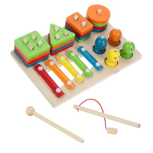 ERINGOGO Holzspielzeug Geometrische Formen Sortierspiel Angelspiel Lernspielzeug Feinmotorik Farben und Formenerkennung für Vorschulalter und Spielerisches Lernen ERINGOGO Holzspielzeug Geometrische Formen Sortierspiel Angelspiel Lernspielzeug Feinmotorik Farben und Formenerkennung für Vorschulalter und Spielerisches Lernen von ERINGOGO