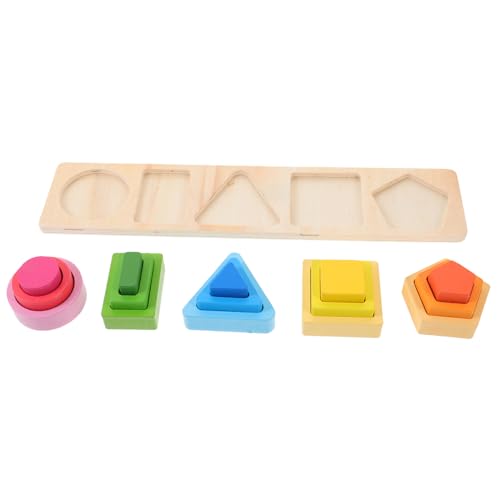 ERINGOGO Holzspielzeug Geometrische Formen Sortierspiel für Kleinkinder Stabiles Kindersicheres Lernset Beobachtung und Hand Auge Koordination Bunte Formenblöcke ERINGOGO Holzspielzeug Geometrische Formen Sortierspiel für Kleinkinder Stabiles Kindersicheres Lernset Beobachtung und Hand Auge Koordination Bunte Formenblöcke von ERINGOGO