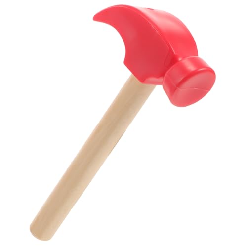 ERINGOGO Holzspielzeug Hammer Holz Hammer Toy Simulation Werkzeug für Jungen Mädchen Pädagogisches Natürliche Holzqualität Sicher Robust Fördert Hand Auge koordination und Geschicklichkeit von ERINGOGO