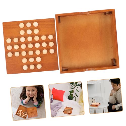 ERINGOGO Holzspielzeug Klassisches Schachspiel für Erwachsene und Familien Intelligentes Lernspielzeug Geduld und Logischem ERINGOGO Holzspielzeug Klassisches Schachspiel für Erwachsene und Familien Intelligentes Lernspielzeug Geduld und Logischem von ERINGOGO