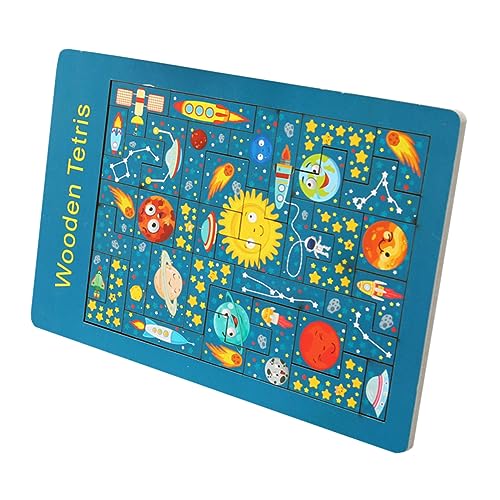 ERINGOGO Holzspielzeug Puzzle Pädagogisches Weltraum Planeten Steckspiel Robustes Holzmaterial Bunte Farben Fördert Feinmotorik und Logisches Geeignet für Jahre ERINGOGO Holzspielzeug Puzzle Pädagogisches Weltraum Planeten Steckspiel Robustes Holzmaterial Bunte Farben Fördert Feinmotorik und Logisches Geeignet für Jahre von ERINGOGO