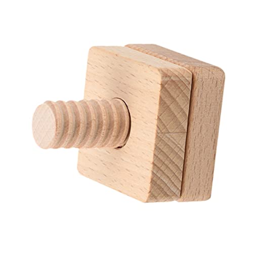 ERINGOGO Holzspielzeug Schraubset Pädagogisches DIY Montessori Lernspielzeug für Kleinkinder Sicheres Material Fördert Hand Augen Koordination und Formwahrnehmung für Vorschule und Frühe von ERINGOGO