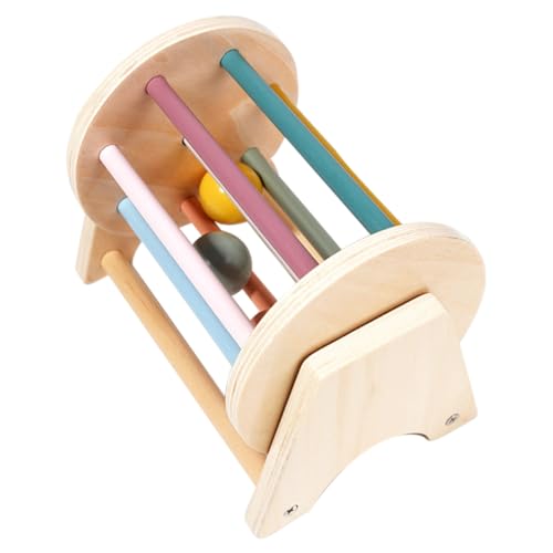 ERINGOGO Holzspielzeug Textil Trommel Montessori Rollendes für Kognitive Entwicklung Sicheres und Langlebiges Lernspielzeug für Kleinkinder Reisen und Tägliches zu Besonderen Anlässen ERINGOGO Holzspielzeug Textil Trommel Montessori Rollendes für Kognitive Entwicklung Sicheres und Langlebiges Lernspielzeug für Kleinkinder Reisen und Tägliches zu Besonderen Anlässen von ERINGOGO