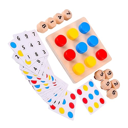 ERINGOGO Holzspielzeug Zum Anziehen Von Schrauben Pädagogisches Für Frühe Bildung Hand Augen Koordination Und Farben Erkennen Ideales Lernspielzeug Für Ab Jahren von ERINGOGO