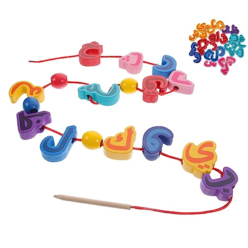 ERINGOGO Holzspielzeug für Pädagogisches Arabisches Alphabet Lernspielzeug DIY Blockspiel Geeignet für Kleinkinder Praktischen Fähigkeiten und Logischem ERINGOGO Holzspielzeug für Pädagogisches Arabisches Alphabet Lernspielzeug DIY Blockspiel Geeignet für Kleinkinder Praktischen Fähigkeiten und Logischem von ERINGOGO