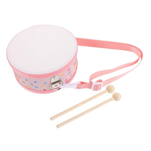 ERINGOGO Holztrommel für Doppelseitigem Schlagfell Verstellbarem Gurt Schlägeln Farbenfrohes Design Percussion-Instrument für Kindergarten-musikunterricht und Frühe Musikerziehung ERINGOGO Holztrommel für Doppelseitigem Schlagfell Verstellbarem Gurt Schlägeln Farbenfrohes Design Percussion-Instrument für Kindergarten-musikunterricht und Frühe Musikerziehung von ERINGOGO