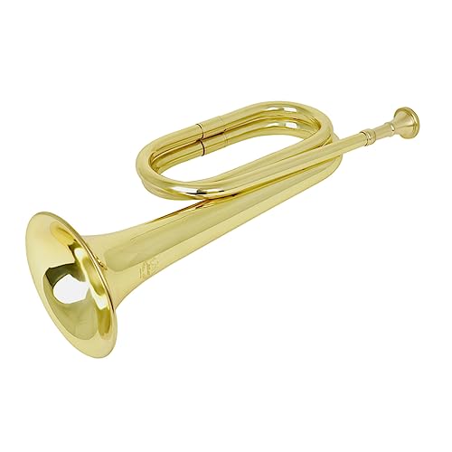 ERINGOGO Horntrompete Signalhorn-trompetenmodell Horninstrument Musikinstrument Kupferinstrument Kavallerie-trompete Mini-sachen Kinder Trompete Für Anfänger Spielzeug Miniatur Messing von ERINGOGO