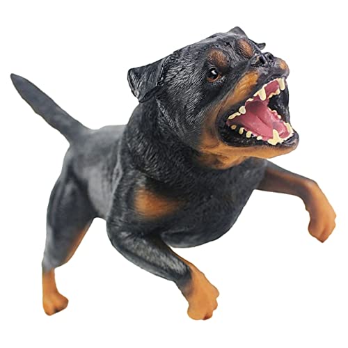 ERINGOGO Desktop Hund Decor Rottweiler Hund Statue Spielzeug Kinder Pädagogisches Haustier Figur ERINGOGO Desktop Hund Decor Rottweiler Hund Statue Spielzeug Kinder Pädagogisches Haustier Figur von ERINGOGO