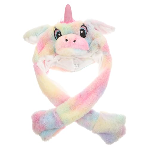 ERINGOGO Plüschmütze Aus Kunstpelz Mütze Mit Beweglichen Ohren Für Jungen Und Mädchen Party Karneval Halloween ERINGOGO Plüschmütze Aus Kunstpelz Mütze Mit Beweglichen Ohren Für Jungen Und Mädchen Party Karneval Halloween von ERINGOGO