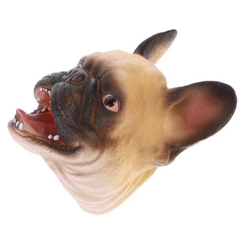 ERINGOGO Interaktive Handpuppe Französische Bulldogge Handspielzeug Kreative Erzählhilfe für Kuscheltier Welpen für Jungen und Mädchen Rollenspiel von ERINGOGO