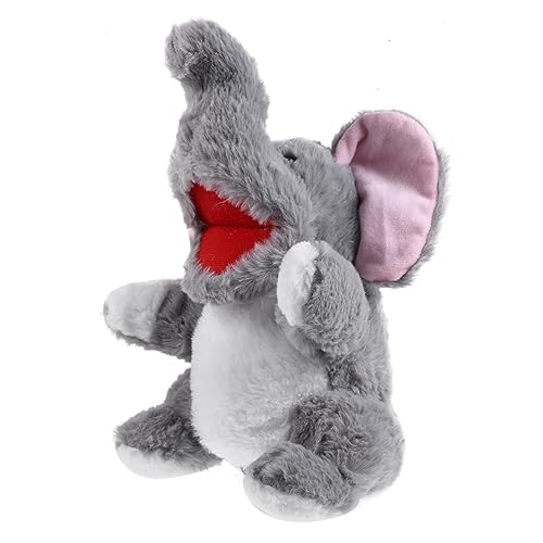 ERINGOGO Interaktive Handpuppe Plüsch mit Beweglichem Mund Pädagogisches Tier Handspielzeug für Rollenspiele und Geschichtenerzählen Weiches Stofftier für Kreative von ERINGOGO