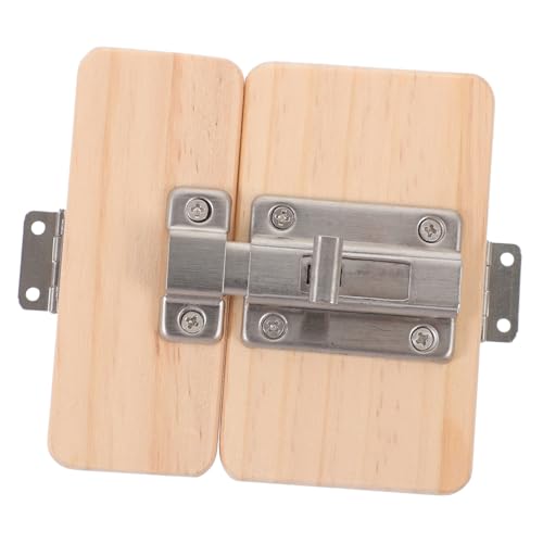 ERINGOGO 1stück Busy Board Holzspielzeug Für Kleinkinder Türschloss Zubehör Lernspielzeug Motorik Und Und von ERINGOGO