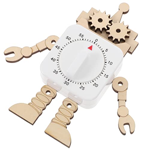 ERINGOGO Interaktives Holzspielzeug Busy Board DIY Zahnräder Timer Pädagogisches Montessori Lernspielzeug für Kleinkinder Fördert Kreativität Feinmotorik und Problemlösung Leicht und von ERINGOGO