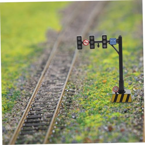 ERINGOGO Interessantes Ampelspielzeug Verkehrsampel Modell mit Leuchtenden Signalen DIY Verkehrssicherheits Mädchen und Jungen Pädagogisches Lernspielzeug von ERINGOGO