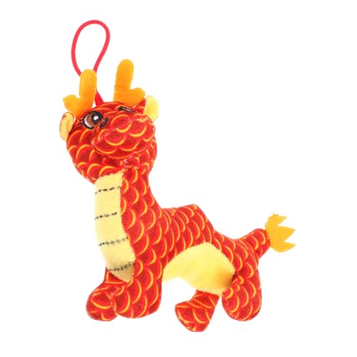 ERINGOGO Jahr des Drachen Maskottchen Kuscheltiere Drache Kuscheltier Drachenpuppe Kuscheldrache Für Neujahrsgeschenk Für Drachen Kuschelpuppe Chinesisches Neujahrsgeschenk von ERINGOGO