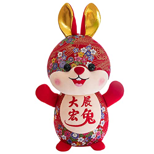 ERINGOGO Kawaii Hase Chinesischer Stil Doll Als Dekoration Für Neujahr Geburtstage Und Besondere Anlässe Für Kuscheliges ERINGOGO Kawaii Hase Chinesischer Stil Doll Als Dekoration Für Neujahr Geburtstage Und Besondere Anlässe Für Kuscheliges von ERINGOGO