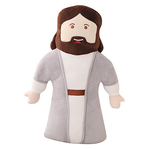 ERINGOGO Jesus-Kissen Jesus- Jesus Gefüllte Puppe Bequemes Jesuskissen Christliche Jesuspuppe Haushalts-Jesus-Puppe Jesus Plüsch Startseite Jesus-Puppe Jesus Dekoration Stoff von ERINGOGO
