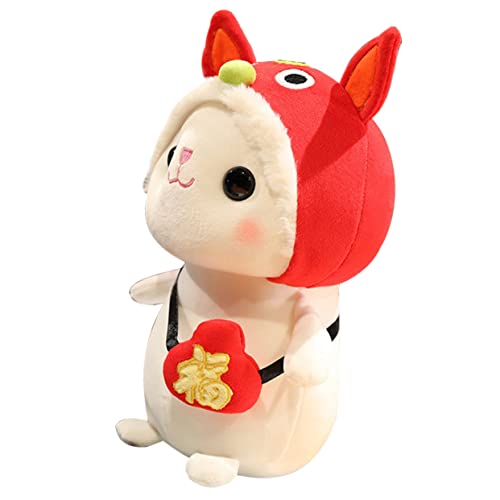 ERINGOGO Kuscheltier Hase Plüsch Kaninchen Für Jahr des Hasen Süßes Maskottchen Dekoration Für Tisch Und Fenster Perfektes Für Familie Und Freunde ERINGOGO Kuscheltier Hase Plüsch Kaninchen Für Jahr des Hasen Süßes Maskottchen Dekoration Für Tisch Und Fenster Perfektes Für Familie Und Freunde von ERINGOGO