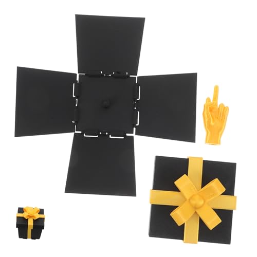 ERINGOGO Kasten Überraschungsgeschenkbox lustiges Lustiges Bürospielzeug weihnachtsüberraschung Überraschungsspielzeug Urlaubsverpackungsbeutel Plastik Black ERINGOGO Kasten Überraschungsgeschenkbox lustiges Lustiges Bürospielzeug weihnachtsüberraschung Überraschungsspielzeug Urlaubsverpackungsbeutel Plastik Black von ERINGOGO