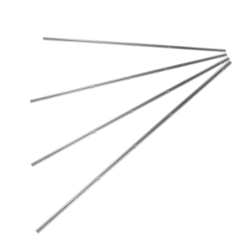 ERINGOGO 4 Stücke Fußball Maschine Pole Für Foosball Fußball Ersatz Zubehör Eisen Stangen Ergonomische Griff Stabile von ERINGOGO