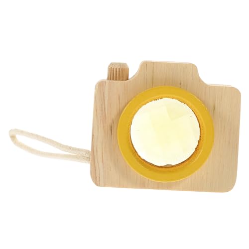ERINGOGO Kinderkamera aus Holz Miniaturkamera mit Kaleidoskopfunktion Lernspielzeug für Farbidentifikation und Beobachtungsfähigkeiten für Jahren zu Weihnachten oder Geburtstagsfeiern von ERINGOGO