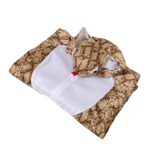 ERINGOGO Kinderkleidung Schlangenkostüm Für Tierkostüm Für Süße Flauschige Tierkleidung Kostümset Für Tierkostüme Halloween-kostüm Für Plüschtier-Outfit Stoff von ERINGOGO