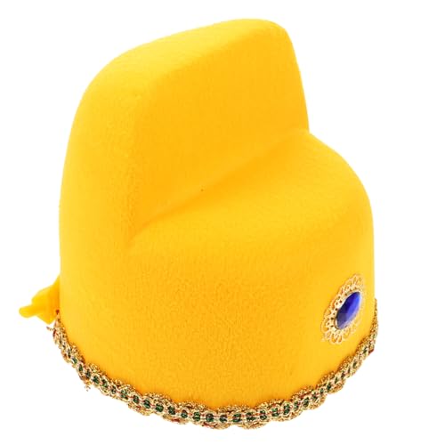 ERINGOGO Kindermütze Nummer Eins Festival-hut-requisite Party-kopfschmuck Traditioneller Hut Party-cosplay-accessoires Retro-hut-requisite Hut- Cosplay -hut Partyhut Flanell Yellow ERINGOGO Kindermütze Nummer Eins Festival-hut-requisite Party-kopfschmuck Traditioneller Hut Party-cosplay-accessoires Retro-hut-requisite Hut- Cosplay -hut Partyhut Flanell Yellow von ERINGOGO