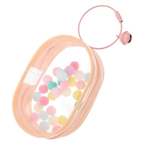 ERINGOGO Klare Figur-Display-Tasche Mit Schlüsselanhänger, Tragbare PVC-Mini-puppentasche, Aufbewahrungstasche Für Puppen-Display, Transparente Puppen-Tragetasche von ERINGOGO