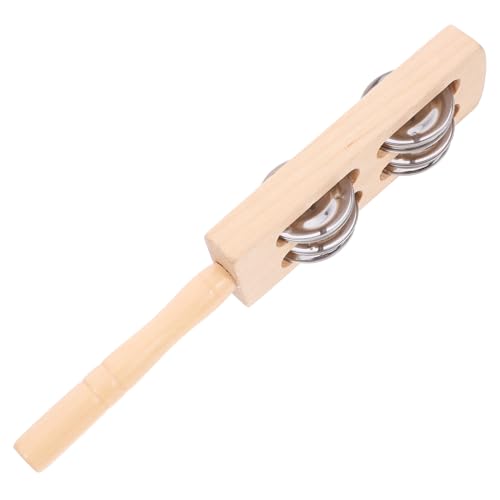 ERINGOGO Kleine Holz Schüttelglocke Für Perkussion Musikinstrument Holz Für Früherziehung Und Hand Auge Koordination Spaß Und Rhythmus Für Kleine Musiker von ERINGOGO