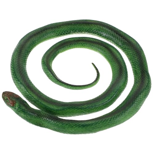 ERINGOGO Kleine Schlangenfiguren Modellschlange Weg Trick Oder Künstliche Schlangenmodelle Gefälschte Schlangenmodelle Gruseliges Schlangenspielzeug Realistisches Schlangenmodell PVC Green ERINGOGO Kleine Schlangenfiguren Modellschlange Weg Trick Oder Künstliche Schlangenmodelle Gefälschte Schlangenmodelle Gruseliges Schlangenspielzeug Realistisches Schlangenmodell PVC Green von ERINGOGO