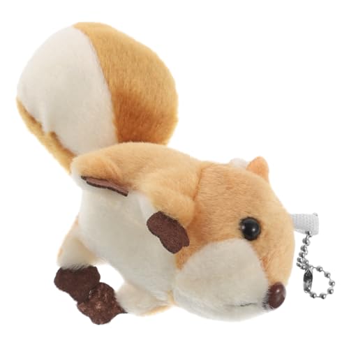 ERINGOGO Kleiner Eichhörnchen-Anhänger Kawaii Keychain Ausgestopfter Tierschlüsselbund Plüsch-Schlüsselanhänger Plüschschlüsselanhänger für Rucksäcke Eichhörnchenschlüsselkette Baumwolle ERINGOGO Kleiner Eichhörnchen-Anhänger Kawaii Keychain Ausgestopfter Tierschlüsselbund Plüsch-Schlüsselanhänger Plüschschlüsselanhänger für Rucksäcke Eichhörnchenschlüsselkette Baumwolle von ERINGOGO