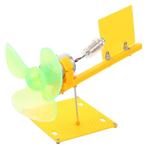 ERINGOGO Kleiner Windgenerator DIY Pädagogisches Wissenschaftswerkzeug Windmotor Für Experimente Erziehungswissenschaftliches Vertikale Windkraftanlage Zum Basteln von ERINGOGO