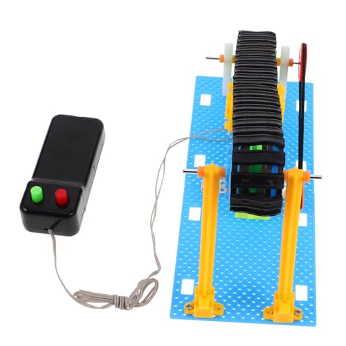 ERINGOGO Kleines DIY Elektrolabor Bausatz für Automatischer Transport Zuverlässiger Stem Lernspielzeug für Jungen und Mädchen Effiziente Fördertechnik Experimentelles von ERINGOGO