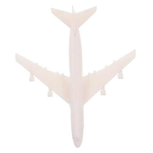 ERINGOGO Kleines Flugzeugmodell Modellflugzeug Spielzeugflugzeug Flughafenmodell Weiß Plastik von ERINGOGO