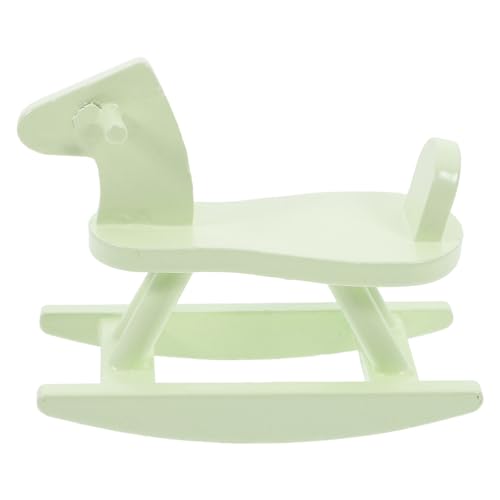 ERINGOGO Kleines Spielzeugpferd aus Holz Miniatur Puppe Die Birke Light Green ERINGOGO Kleines Spielzeugpferd aus Holz Miniatur Puppe Die Birke Light Green von ERINGOGO