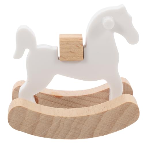 ERINGOGO Kleines Spielzeugpferd aus Holz für kinderspielzeug minispielzeug Puppenhaus-Pferdestuhl Miniaturen schaukelstuhl Puppenhausdekor Mini Schaukelpferd Holz. S Weiß ERINGOGO Kleines Spielzeugpferd aus Holz für kinderspielzeug minispielzeug Puppenhaus-Pferdestuhl Miniaturen schaukelstuhl Puppenhausdekor Mini Schaukelpferd Holz. S Weiß von ERINGOGO