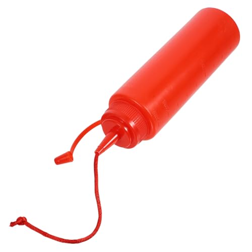ERINGOGO Knifflige Ketchup-Flasche lustige Ketchupflasche Ketchup-Flaschen-Streich klein geformt Halloween Party zubehör Spaßartikel lustiges Simulation Narrentagszubehör Abs rot von ERINGOGO